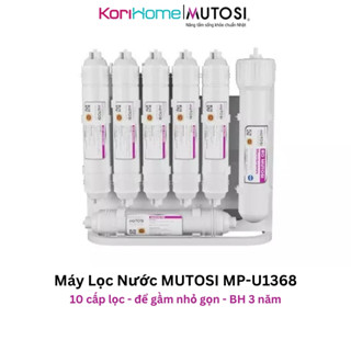(Tặng bộ thô) Máy Lọc Nước MUTOSI MP-U1368 10 cấp lọc để gầm gọn gàng nhỏ gọn tiện lợi - Hàng Chính hãng Bảo hành 3 năm