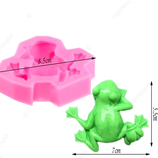 Khuôn silicon con ếch nhái to size 6cm