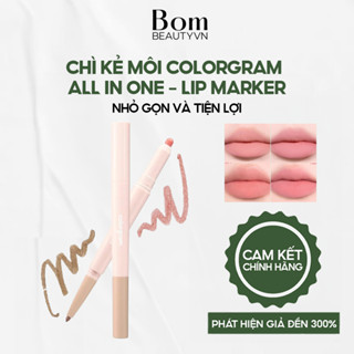 [Colorgram] Full Màu Bút Chì Kẻ Viền Môi 2 Đầu Colorgram All In One Over Lip Maker (05/2026)