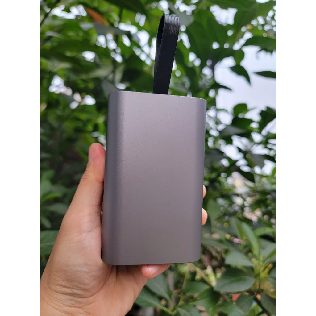 Sạc Dự Phòng 30.000mah Sạc Nhanh 22.5w Vỏ Nhôm Dùng 6cell 21700