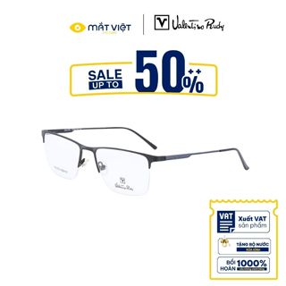 Gọng Kính Nam VALENTINO RUDY VRFR195013_C1-3.C, Gọng Kính Kim Loại, Gọng Kính Cận Nam, Gọng Kính Mắt Việt