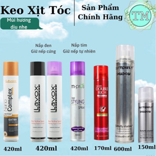 Keo Xịt Tóc Giữ Nếp Cứng & Mềm LAVOX 420ml - Tạo Kiểu Tóc Nam và Nữ