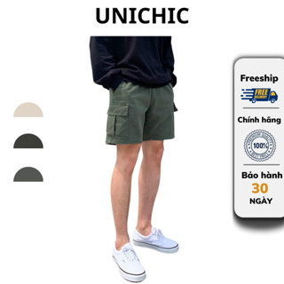 Quần Lửng Nam Kaki Màu Đen, Xanh lá, Kem Quần Short Nam Tập Gym, Chạy Bộ QDHH420 Zunichic