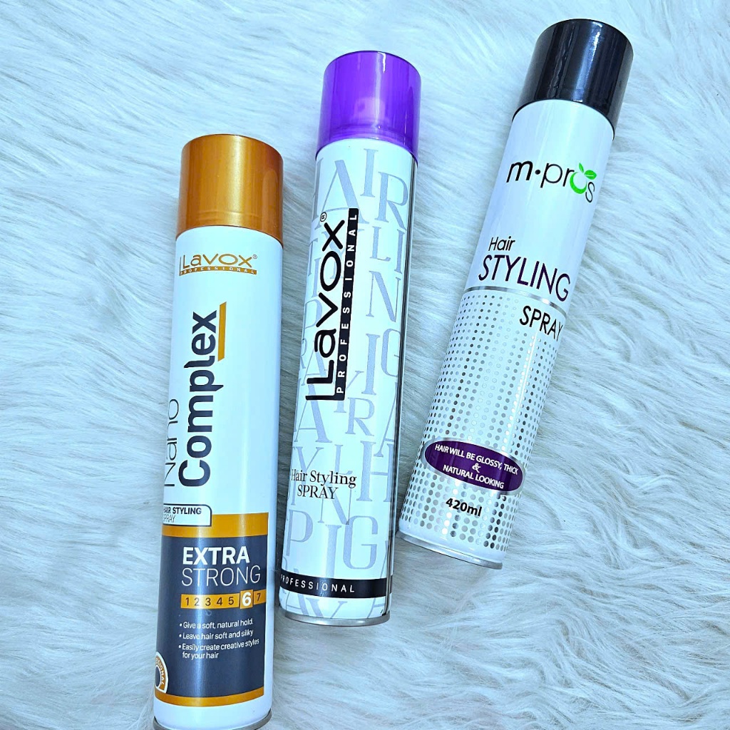Keo Xịt Tóc Cứng & Mềm Lavox 420ml