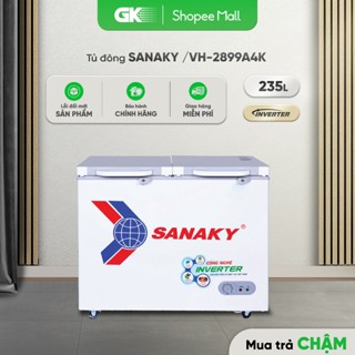 VH-2899A4K - Tủ Đông Inverter 235L Sanaky VH-2899A4K - Bảo Hành Chính Hãng
