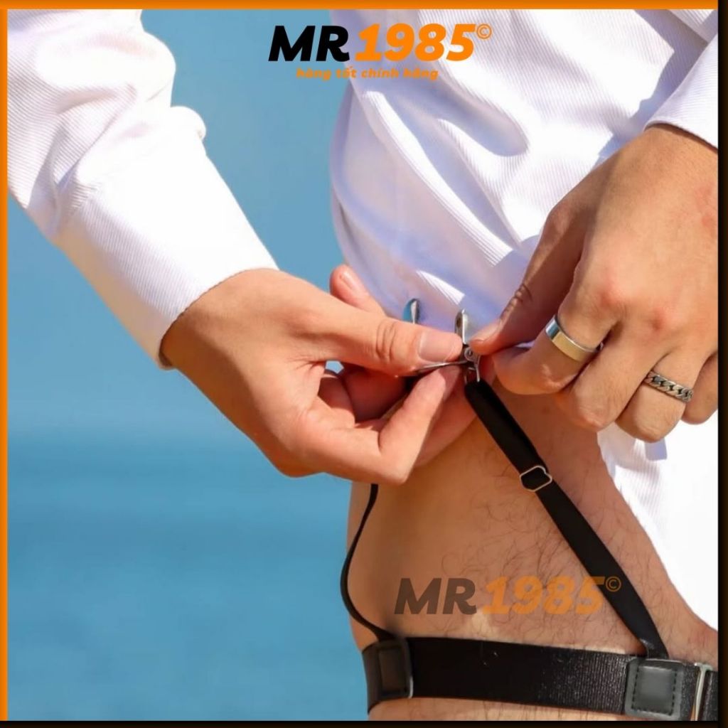 [Topick 1] Đai giữ áo sơ mi đai kẹp sơ vin S-holder shirt stay garter belt men Mr1985 đồ nam