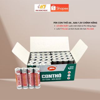 Hộp 40 viên pin Con Thỏ AA , AAA 1,5V Giá Sỉ