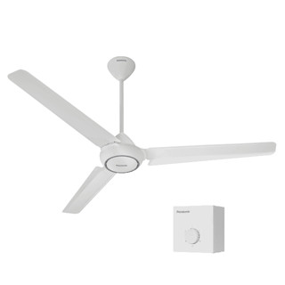 [Mẫu mới] Quạt trần 3 cánh Panasonic F-60FV2 74W, điều khiển bằng hộp số 5 cấp