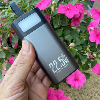 Vỏ mạch Box sạc dự phòng 22.5W 4 cell 21700 vỏ nhôm có đèn led