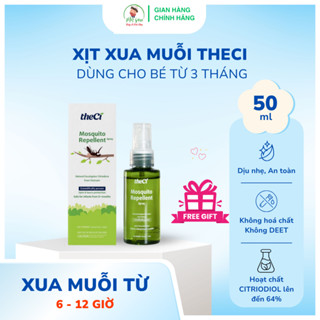 Xịt Muỗi theCi Cho Bé Mosquito Repellent Spray Đuổi Muỗi Ngăn Côn Trùng - An Toàn Cho Bé 50ml