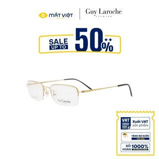Gọng Kính Unisex GUY LAROCHE GL91207XF, Gọng Kính Cận, Gọng Kính Kim Loại, Gọng Kính Mắt Việt