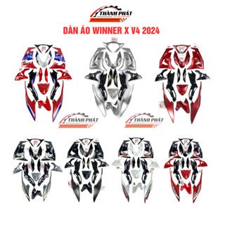 Dàn Áo Winner X V4 Full 14 món nhựa màu Đời 2024 Zin Hãng Honda