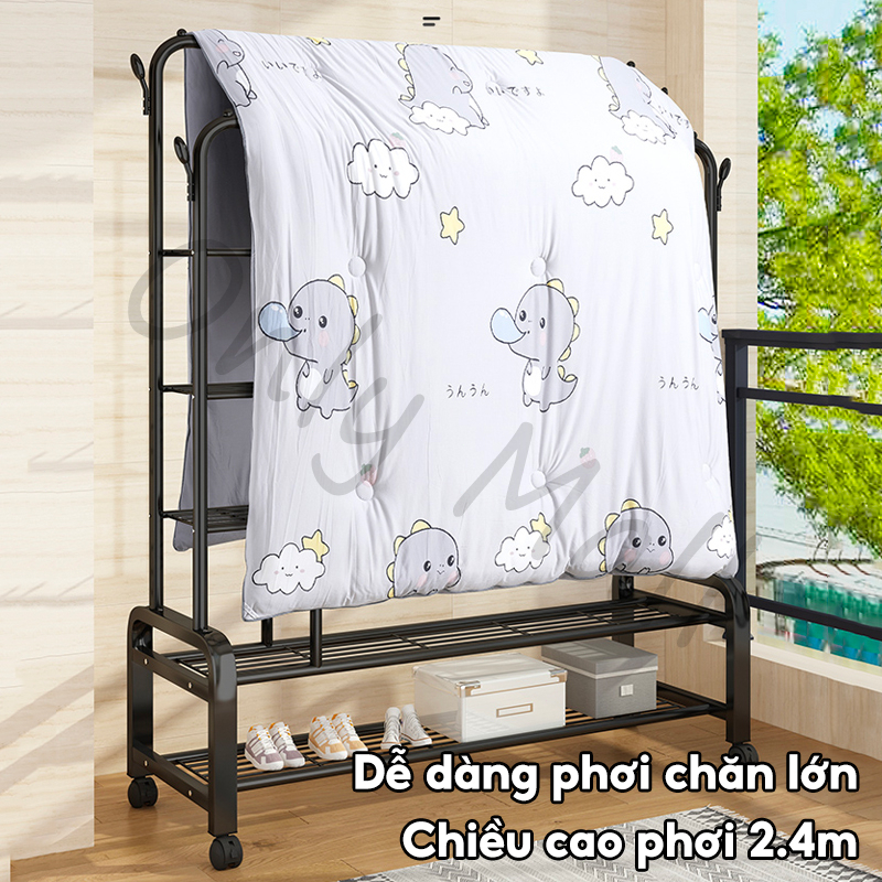 𝐎𝐥𝐢𝐟𝐞 Giá treo quần áo cao cấp thép cac bon Kệ Treo Quần Ao Đa Năng giàn phơi đồ chắc Chắn | BigBuy360 - bigbuy360.vn