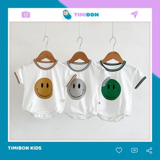 Body Chip Cộc Tay Cotton Mềm Mát Hình Mặt Cười Cho Bé Trai Gái Mẫu Quần Áo Trẻ Em Sơ Sinh - [BDCHIP70]