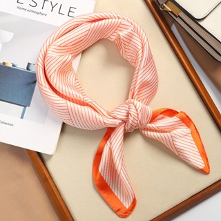 Khăn lụa vuông họa tiết nhẹ nhàng xinh xắn 70x70cm THY THY STORE