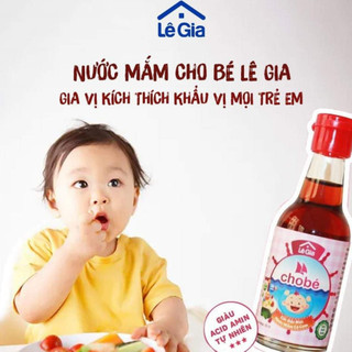 Nước Mắm Cá Cơm Lê Gia Cho Bé Ăn Dặm