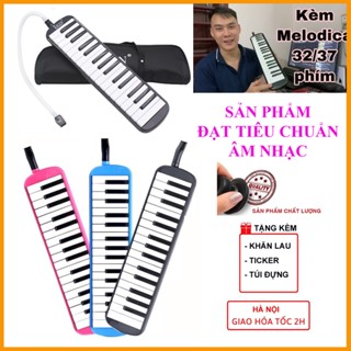 Kèn Melodica 32 và 37 Phím ️🎼 Đàn Piano học sinh 🎁 Tặng kèm túi, khăn, Sticker dán - Hàng chính hãng bảo hành 12 tháng