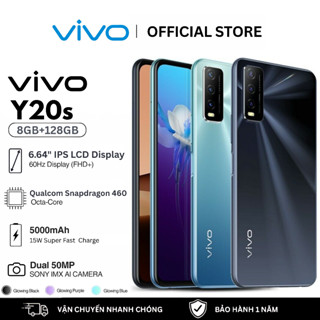 Điện thoại thông minh VIVO Y20s | RAM 8GB + ROM 128GB | Máy ảnh trí tuệ nhân tạo 13MP