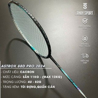  Vợt cầu lông Asttrox 88D Pro 2024 khung Carbon trợ lực căng sẵn 11kg tặng kèm quấn cán túi đựng 