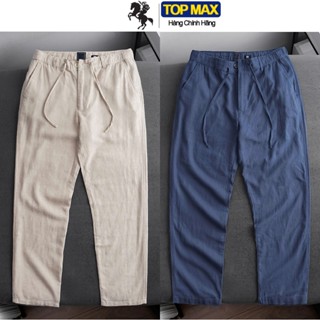 COMBO Quần Đũi Khóa Dài Nam TOPMax,chất đũi linen sợi tre cao cấp,form suông ống rộng mềm mịn.