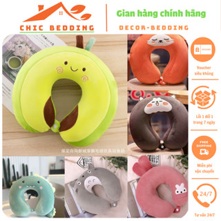  Gối cổ chữ U kê cổ chống đau mỏi vai gáy gối chữ u dùng cho văn phòng du lịch quà tặng được chọn mẫu 