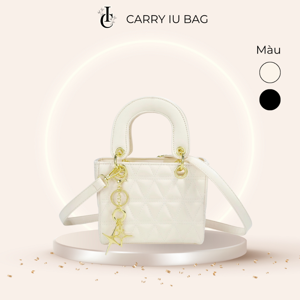 Túi CEEKAY chính hãng dáng hộp trẻ trung hiện đại, có dây dài đeo chéo đi làm, đi chơi