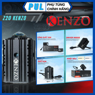 Đèn trợ sáng bi led mini KENZO Z20 VERSION 2024, Công suất cos/pha tăng lên 28W - Thiết kế nhỏ gọn