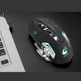 Chuột không dây máy tính cao cấp Wireless 2.4GHz dùng pin sạc cho Laptop, máy tính, điện thoại, TV