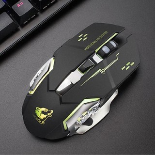 Chuột không dây máy tính cao cấp Wireless 2.4GHz dùng pin sạc cho Laptop, máy tính, điện thoại, TV