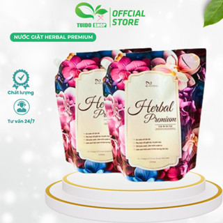  Nước Giặt Herbal Premium túi 3L đậm đặc lưu hương gấp 5 lần 