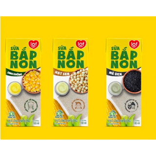  Thùng 24 hộp sữa Bắp non Lof 180ml  các loại  