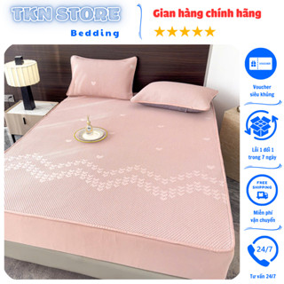 Chiếu băng lạnh ICE COOL LATEX cao cấp nhập khẩu, chất liệu bề mặt vải băng lạnh mềm mướt, thông thoáng