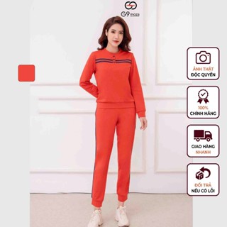 Bộ thể thao nữ G9moza 9670 - 9671 với chất liệu da cá mềm mại không xù