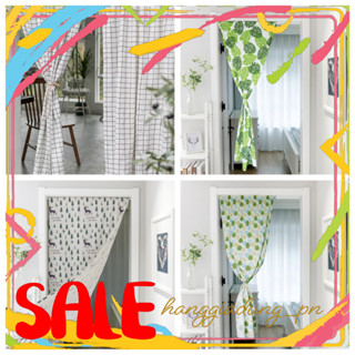   75cm cao   Rèm Vải R17 Dán Cửa Tủ Bếp Vải Canvas Che Chắn Lối Đi - Size Lớn HGDR17 