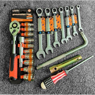   Tặng 3 Món  Bộ Dụng Cụ Sữa Chữa Ô Tô Xe Máy 19 Chi Tiết Tiện Lợi 