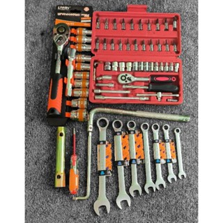   Tặng 4 Món  Bộ Đồ Nghề 65 Chi Tiết Chuyên Dụng Sửa Chữa Ô Tô Xe Máy-Gia Đình Loại Tốt 