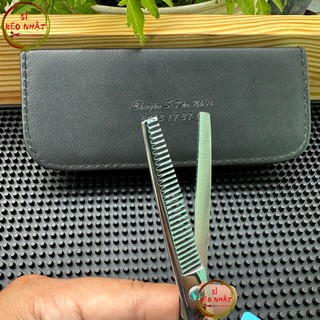Bộ kéo cắt tóc Freelander Nhật Bản cao cấp MS08 [Mua 1 bộ kéo tặng kèm ví da+2 lược toni&guy+chỉnh kéo]