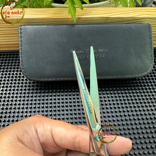 Bộ kéo cắt tóc Freelander Nhật Bản cao cấp MS08 [Mua 1 bộ kéo tặng kèm ví da+2 lược toni&guy+chỉnh kéo]