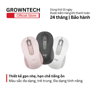 Chuột Không Dây Bluetooth Logitech M650 SilentTouch Cuộn SmartWheel, giảm ồn, êm ái, tiết kiệm pin