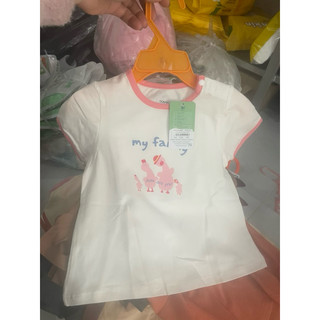 áo cộc tay bé gái dokma 6-36m