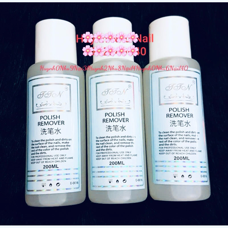 NƯỚC RỬA CỌ POLISH REMOVER 200ML