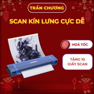 Máy scan hình xăm Aimo T08F - Dễ dàng dùng trên mọi thiết bị, Scan kín lưng hiệu quả