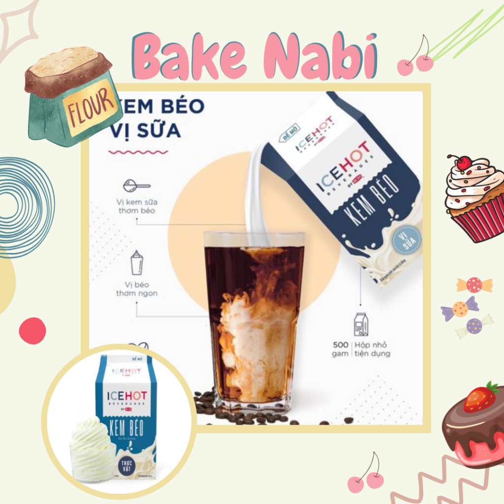 KEM SỮA BÉO ICE HOT RICH'S LÙN 454GRx