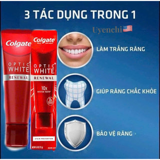 Kem đánh răng Colgate Optic White set 4 cây