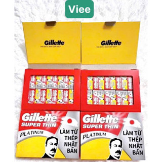 Lưỡi dao lam hộp 100 lưỡi Gillette Super Thin Viee