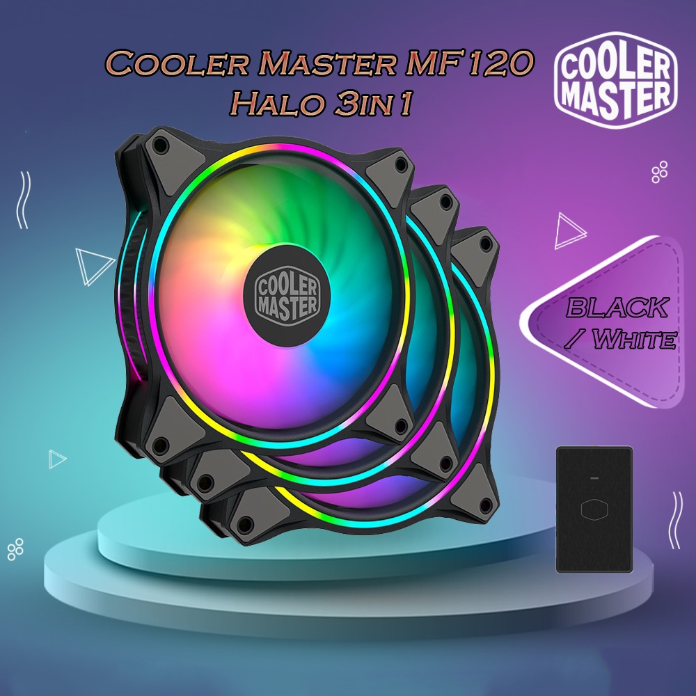 Quạt tản nhiệt Fan Case CoolerMaster MasterFan MF120 Halo 3in1