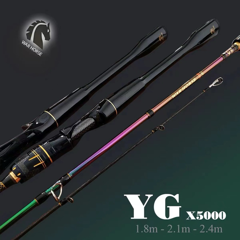Cần Lure YG X5000 titan carbon xoắn cao cấp chuyên lure