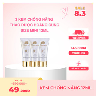   ƯU ĐÃI 3SP  Kem chống nắng thảo dược Magic Skin Royal Sunblock Cream SPF 50+ Minisize 12ML 
