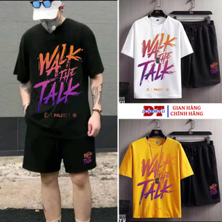 Bộ Đồ Nam WALK Mặc Nhà Cotton Chất Thun Mè, Bộ Thể Thao Nam Xịn Xò Chắc Chắn - DTB C1