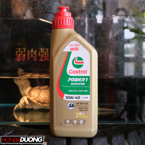 Dầu nhớt Castrol Power1 Scooter 10W-40 4T 1L cho xe tay ga hiện đại